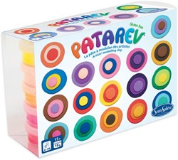 Sentosphère modeling clay set Patarev 15 colors air-drying creative