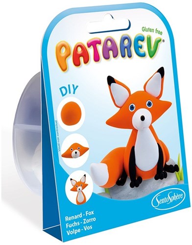 Sentosphère modeling clay fox Patarev Pocket creative set kids
