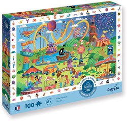 Sentosphère fairground puzzle 100 pieces seek and find for kids