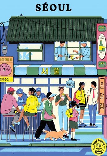 Hachette puzzle Seoul 1000 pieces - jigsaw puzzle adults