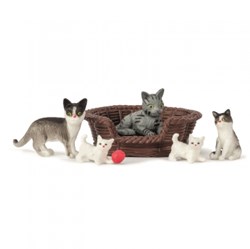 Lundby cat dollhouse accessories set - cat toy