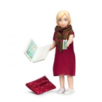 Lundby dollhouse doll woman with laptop - play figure accessory set-2