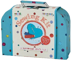 Buttonbag sewing kit - creative toy set for children aged 8 and up