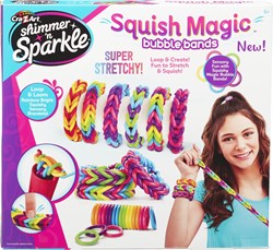 Cra-z-art Toy Shimmer n Sparkle Squish Magic Bubble Bands Set