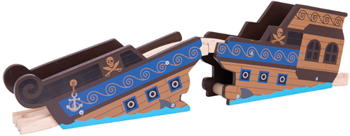 BigJigs wooden railway Shipwreck Bridge pirate accessory