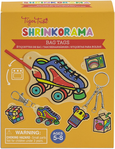 Tiger Tribe creative craft set bag tags for kids