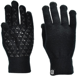 Six Peaks winter knitted gloves - black - medium - sports