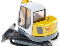 Siku Wacker Neuson ET65 excavator toy 1:50 yellow metal plastic-3