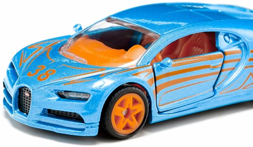 Siku Bugatti Chiron toy car - metal model car black metallic-3