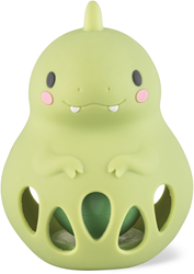Tiger Tribe silicone rattle dino - baby toy rattle