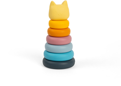 BigJigs stacking cat silicone educational toy for children
