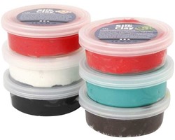 Creative Company Silk Clay®, Christmas paint, 6x14 gr/ 1 box
