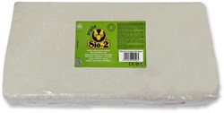 SIO-2 clay with chamotte 10kg white - natural pottery clay for kids