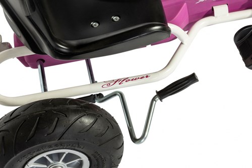 Ferbedo go-kart AirRunner white-purple with air tires for kids-2