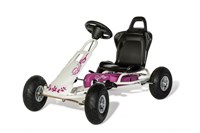 Ferbedo go-kart AirRunner white-purple with air tires for kids