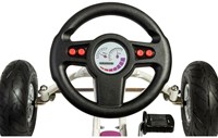 Ferbedo go-kart AirRunner white-purple with air tires for kids-3