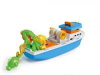 Adriatic Fishing Boat 40 cm with fish 1189-2