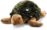 Steiff plush turtle Slo - cuddly toy, green, 70 cm - soft plush animal-2