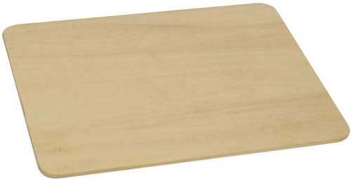 BigJigs wooden chopping board toy kitchen red 24x18cm