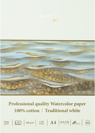 SMLT SMLT Aquarelblok Professional A4 300gr 10 vel
