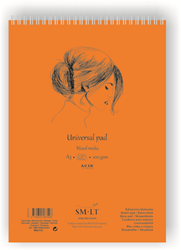 SMLT ring binder mixed media paper A3 200gsm 30 sheets drawing pad
