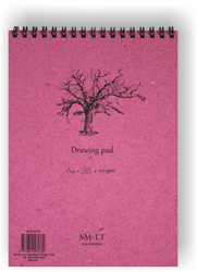 SMLT drawing pad A4 ring binder 120gsm 60 sheets white paper