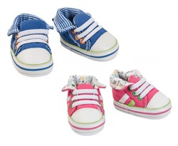 Heless doll shoes sneakers blue 30-34 cm doll accessory