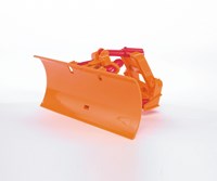 Bruder Accessories snow plow - Toy snow shovel orange