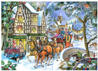 House of Puzzles jigsaw puzzle Snow Coach 500 XL pieces cardboard