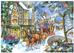 House of Puzzles jigsaw puzzle Snow Coach 500 XL pieces cardboard