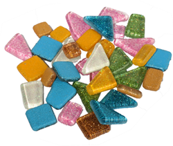 Colourful Mosaics glass mosaic pastel glitter mix creative toy 260g