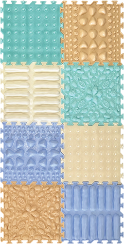 Ortoto Sensory Massage Puzzle Mats Grass box 8 pieces