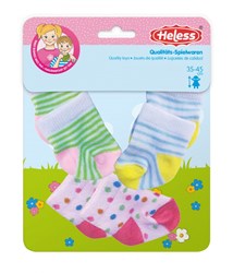 Heless doll socks set - colourful socks for dolls 28-35cm