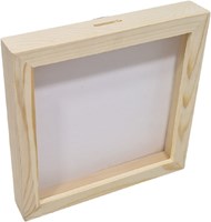 Hobbygroep piggy bank plexiglass large - transparent money box for kids