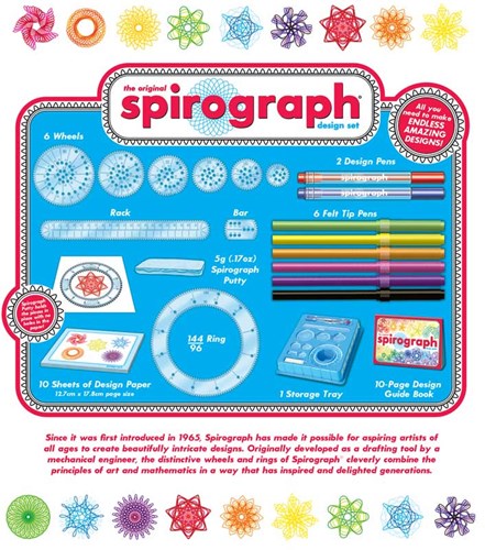 Spirograph design set - creative drawing toy for kids-3