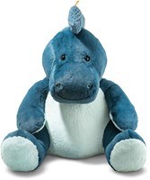Steiff plush Stegosaurus cuddly toy medium blue 80 cm dinosaur-2