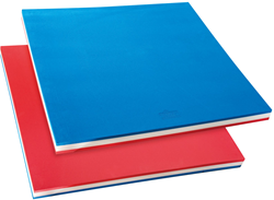 SwimTech swim raft foam square 96.5x95.5x6cm blue red