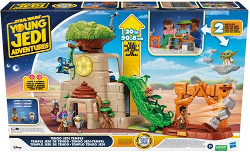 Hasbro Star Wars playset Tenoo Temple with action figures and lights