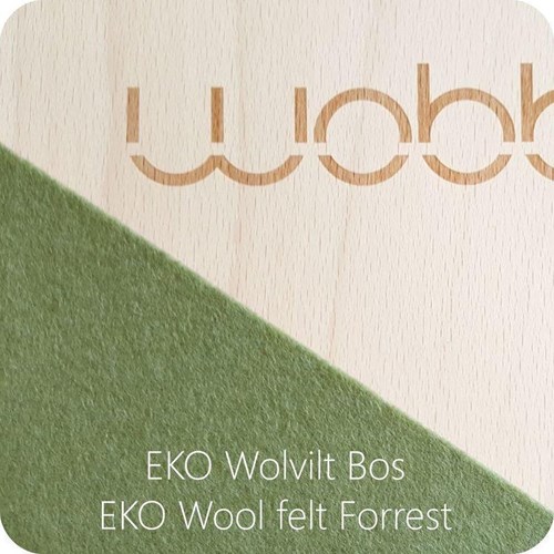 Wobbel Starter Transparent felt Forest-3