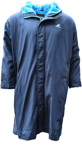 SwimTech parka coat waterproof navy blue XLarge for swimming