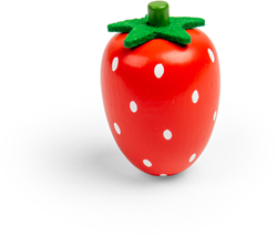 BigJigs wooden toy strawberry - educational pretend play fruit