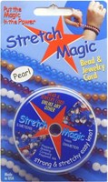 Stretch Magic elastic white 0.7 mm 5 meters - jewelry making