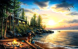 SunsOut jigsaw puzzle Summer Nights 550 pieces puzzle game
