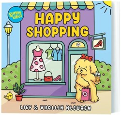 Lantaarn colouring book Sunny vibes Happy shopping creative relaxation