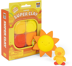 Tiger Tribe Super Clay clay set - Sunrise yellow orange refill creative