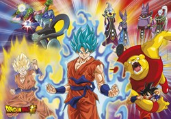 Clementoni jigsaw puzzle Dragon Ball - 180 pieces - Supercolor kids puzzle