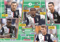 Clementoni puzzle Juventus Supercolor - 104 pieces football game