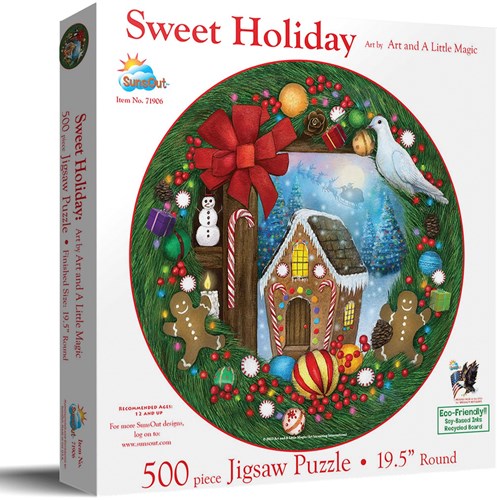 SunsOut puzzle Sweet Holiday - 500 pieces jigsaw puzzle-2