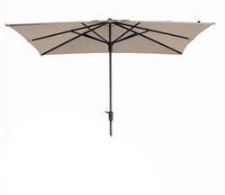 Syros luxury garden parasol 280x280cm ecru water-repellent UV