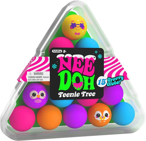 Schylling Squishmas Teenie Tree - 15 Pack Nee-Doh